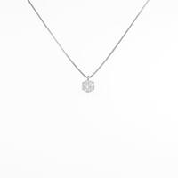 プラチナダイヤモンドネックレス 0．368ct・F・SI2・GOOD