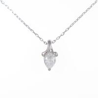プラチナダイヤモンドネックレス 0．529ct・D・SI1・ペアシェイプ