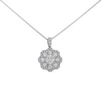 プラチナダイヤモンドネックレス 0．596ct・K・VS2・GOOD