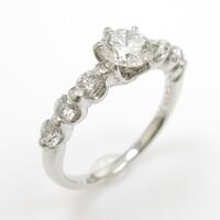 プラチナダイヤモンドリング 0．433ct・G・SI2・VG