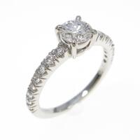 プラチナダイヤモンドリング 0．511ct・D・VVS2・VG