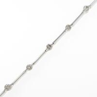 18KWG ダイヤモンドブレスレット