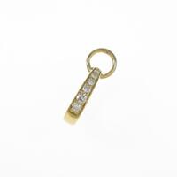 K18YG ダイヤモンドペンダント