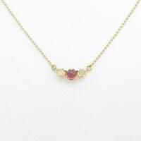 K18YG トルマリンネックレス