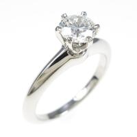 ティファニー クラシックソリティア リング 0．67ct・G・VVS1・EXT