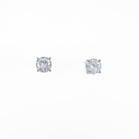 プラチナダイヤモンドピアス 0．400ct・0．404ct・F・VVS2・GOOD