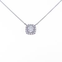 【リメイク】プラチナダイヤモンドネックレス 0．521ct・E・SI2・VG