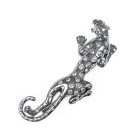 K18BG ヒョウ ルビーブローチ