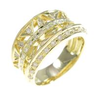 K18YG ダイヤモンドリング