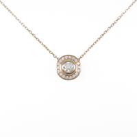 カルティエ ダムール ネックレス 0．19ct・D・VVS2・EXT