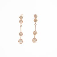 K18PG ダイヤモンドピアス