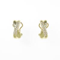 K18YG ダイヤモンドピアス