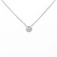 PT ソリティア ダイヤモンドネックレス