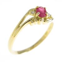 K18YG ルビーリング