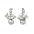K14WG／K14YG クロチョウパールイヤリング
