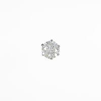 プラチナダイヤモンドピアス 0．522ct・H・I1・VG 片耳