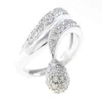 K18WG ダイヤモンドリング