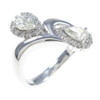 K18WG ダイヤモンドリング