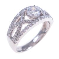 プラチナダイヤモンドリング 0．514ct・E・SI1・VG