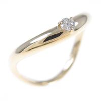K18YG ソリティア ダイヤモンドリング