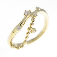 K18YG ダイヤモンドリング