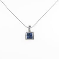 PT サファイヤネックレス