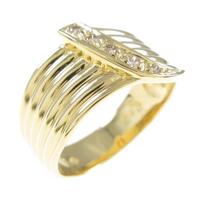 K18YG ダイヤモンドリング