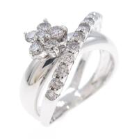 ポンテヴェキオ フラワー ダイヤモンドリング