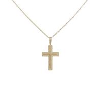 K18YG クロス ネックレス