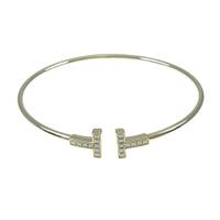 ティファニー Tワイヤー バングル