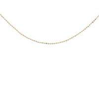 【新品】K18YG ボール チェーンネックレス