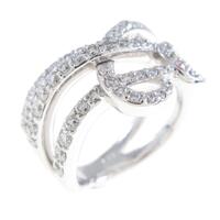 K18WG ダイヤモンドリング