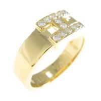 エルメス 750YG ダイヤモンドリング