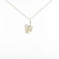 K18YG リーフ ネックレス