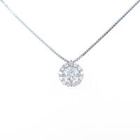 【新品】プラチナダイヤモンドネックレス 0．30ct・E・SI2・3EXT