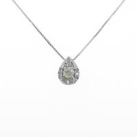 K18WG ダイヤモンドネックレス