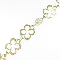 750YG フラワー ブレスレット