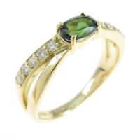 K18YG トルマリンリング