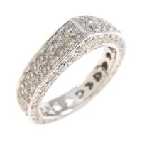 K18WG ダイヤモンドリング