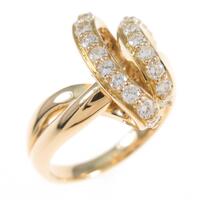 K18YG ダイヤモンドリング