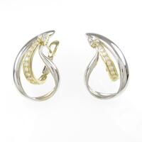 750YG／750WG ダイヤモンドピアス