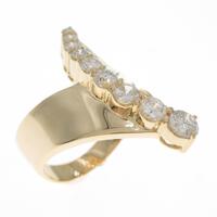 K18YG ダイヤモンドリング