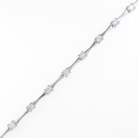 K18WG ダイヤモンドブレスレット