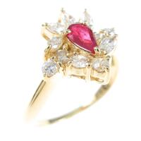 K18YG ルビーリング