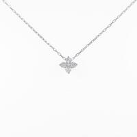 PT フラワー ダイヤモンドネックレス