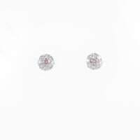 【リメイク】プラチナダイヤモンドピアス 0．053ct・0．045ct・FOP・VS1?SI2