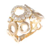 K18PG ダイヤモンドリング