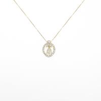 K18YG 2WAY ダイヤモンドネックレス