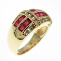 K18YG ルビーリング