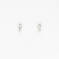 K14WG ダイヤモンドピアス